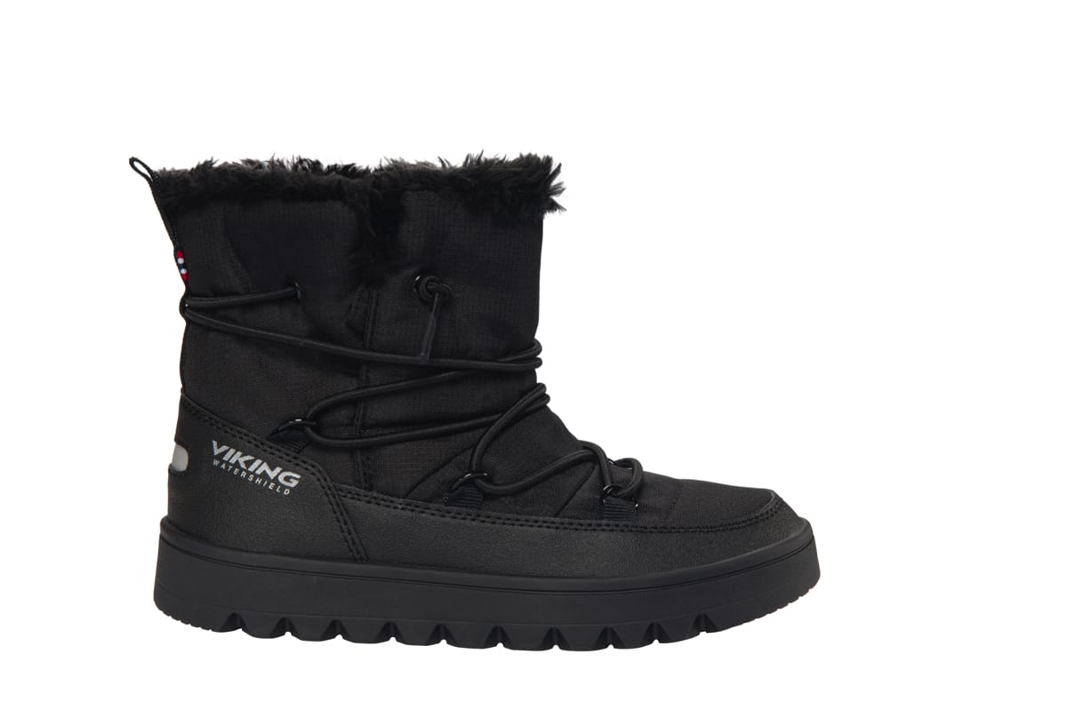 Viking Footwear Snowflake Warm Wp Sl Black