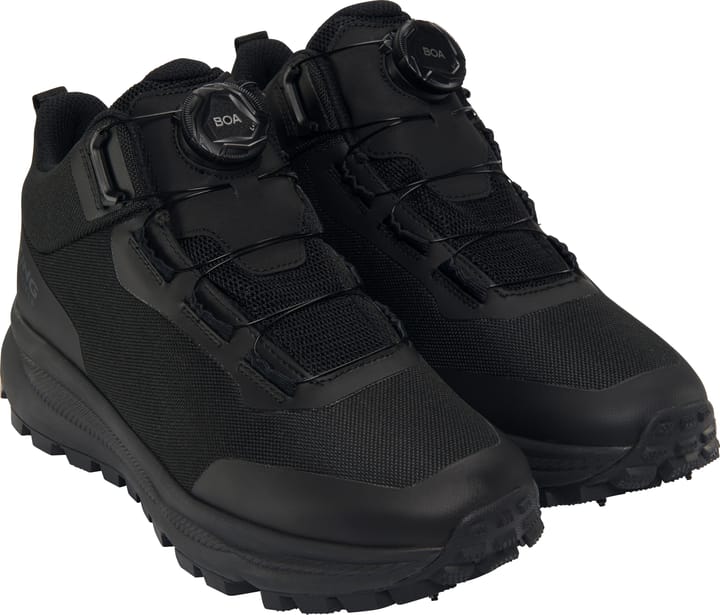 Viking Footwear Men's Stride Mid Spike Waterproof Black Viking Footwear