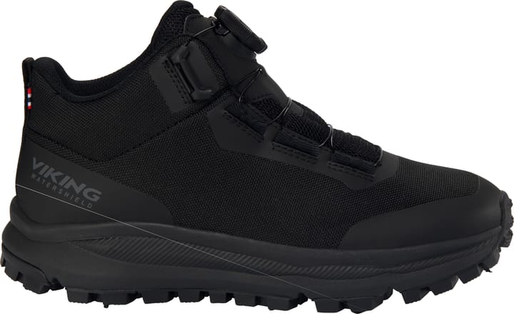 Viking Footwear Women's Stride Mid Spike Waterproof Black Viking Footwear