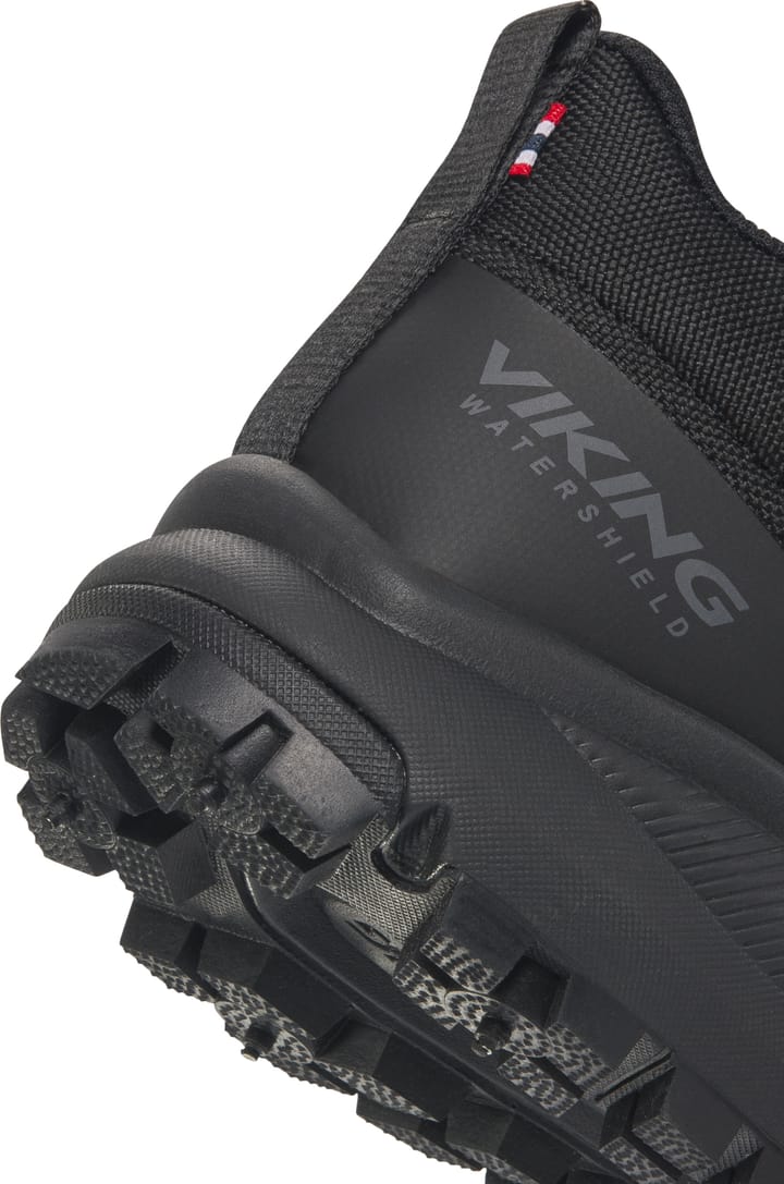 Viking Footwear Women's Stride Mid Spike Waterproof Black Viking Footwear