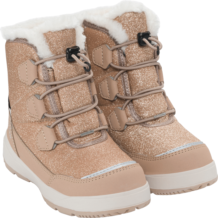 Viking Footwear Kid´s Toasty Glitter Warm GORE-TEX Zip Beige Viking Footwear