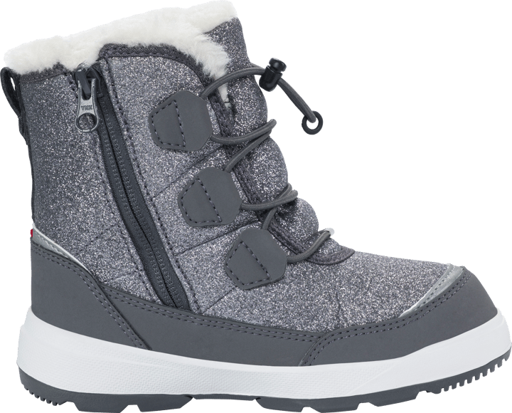 Viking Footwear Kid´s Toasty Glitter Warm GORE-TEX Zip Dark Grey Viking Footwear