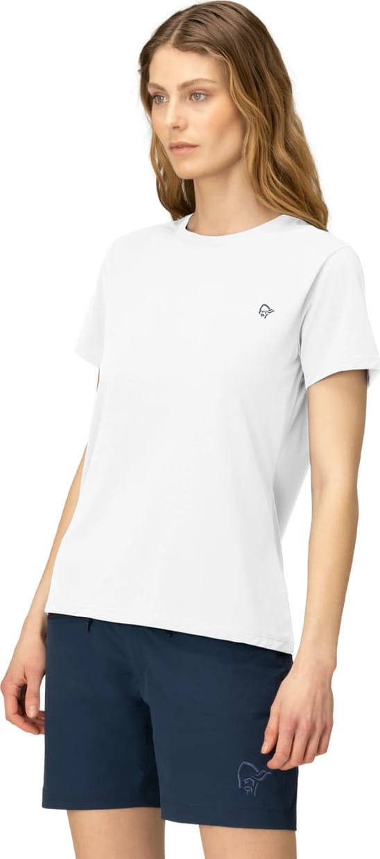 Norrøna Women's Femund Tech T-Shirt Snow White Norrøna