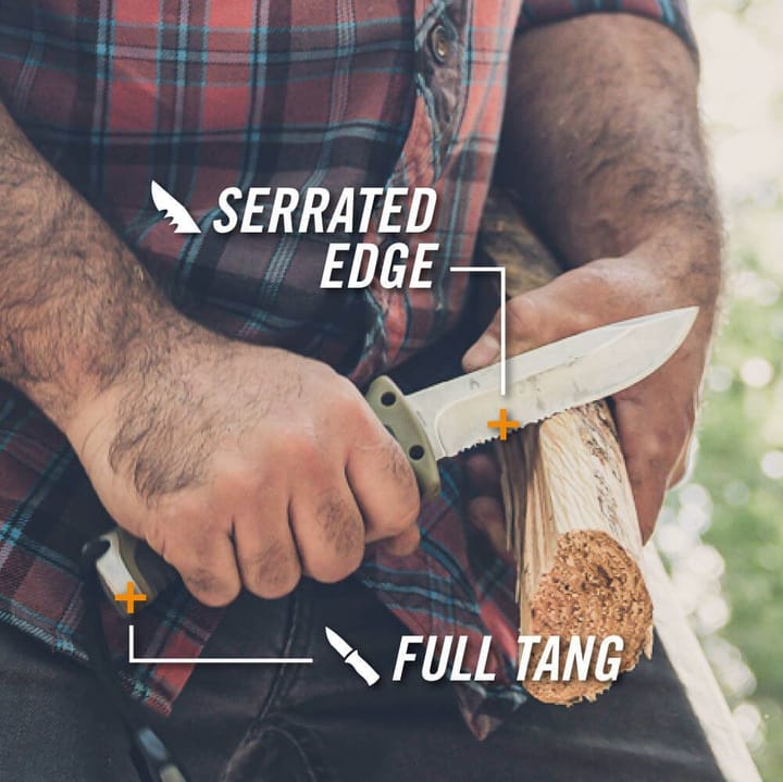 Gerber Ultimate Survival Knife Grey/Green Gerber Gerber Ultimate Survival Knife Grey/Green Gerber