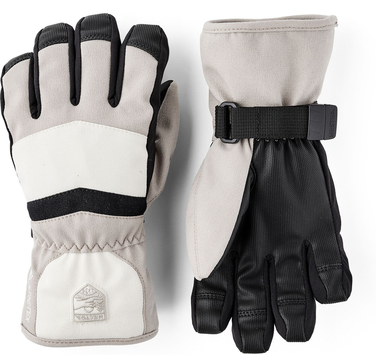 Hestra Juniors' Gore-Tex Atlas 5 Finger Beige