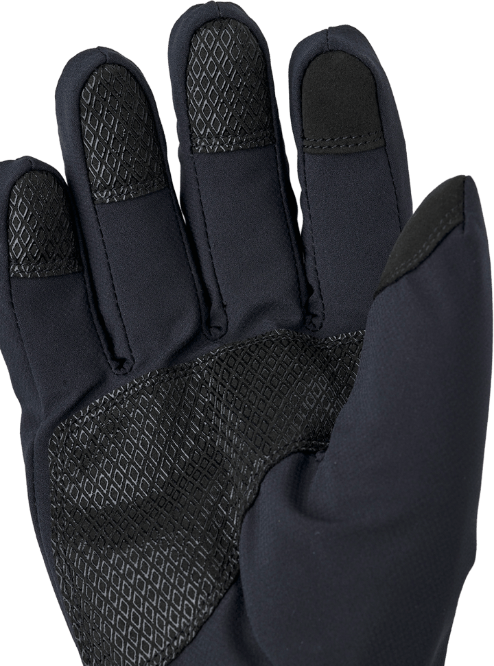 Hestra Czone Contact Pick Up - 5 Finger Black Hestra