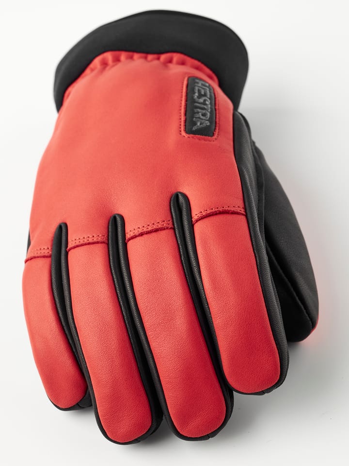 Hestra Army Leather Wool Terry 5-Finger Flame Red Hestra Hestra Army Leather Wool Terry 5-Finger Flame Red Hestra