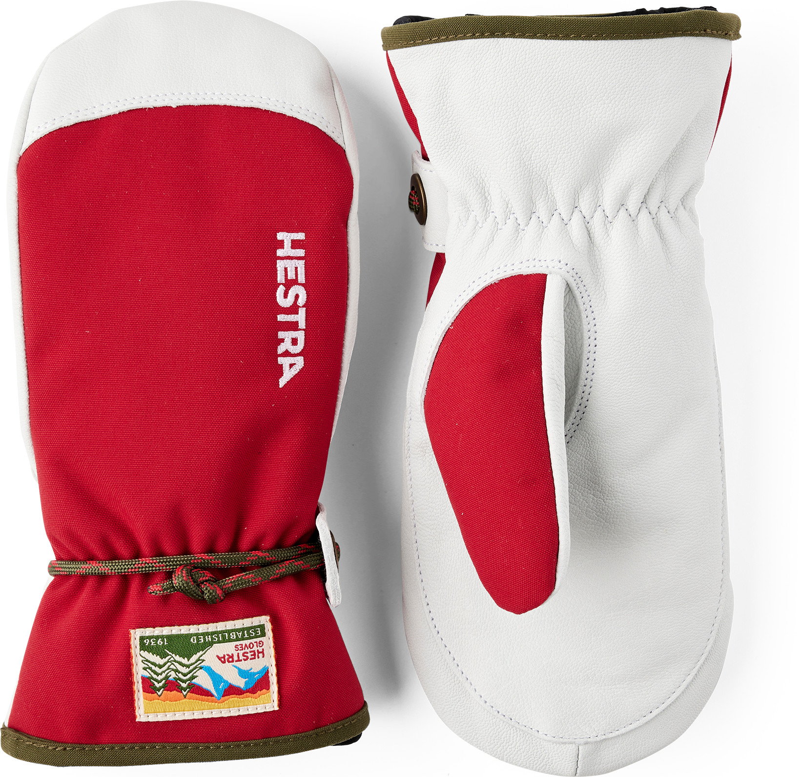 Hestra Kids' Wakayama Jr Mitt Red Skihansker 6