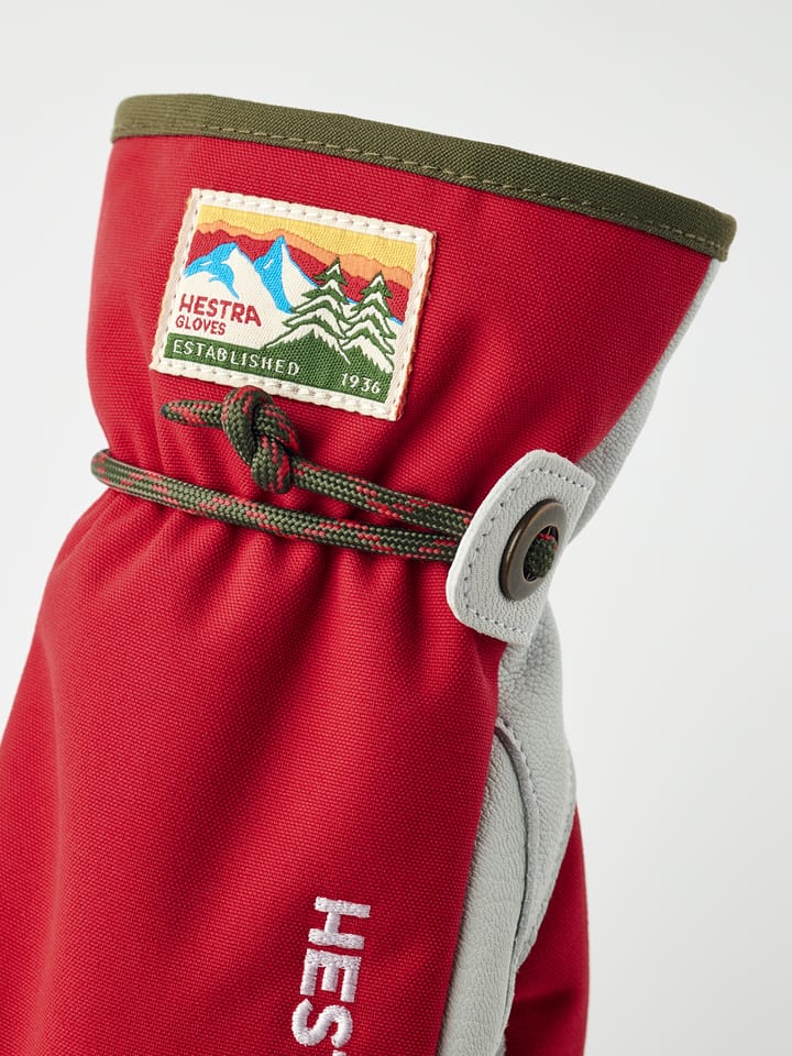 Hestra Kids' Wakayama Jr Mitt Red Hestra