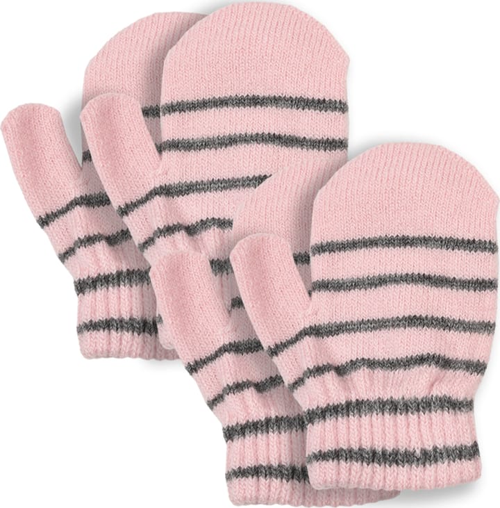 Lindberg Kids' Magic Wool Stripe 2-P Pink/Anthracite Lindberg