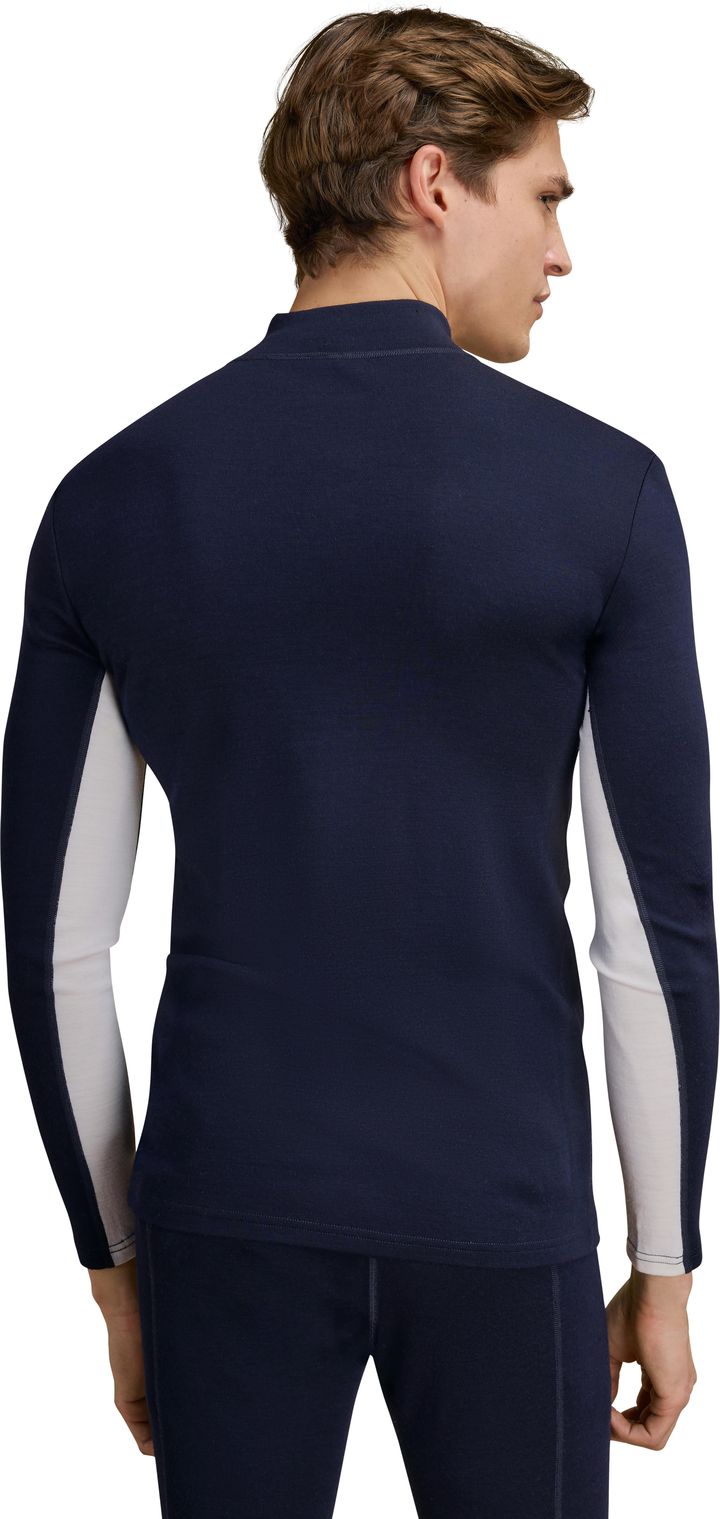 Dale of Norway Men's Vail Baselayer Half Zip Offwhite Navy Dale of Norway