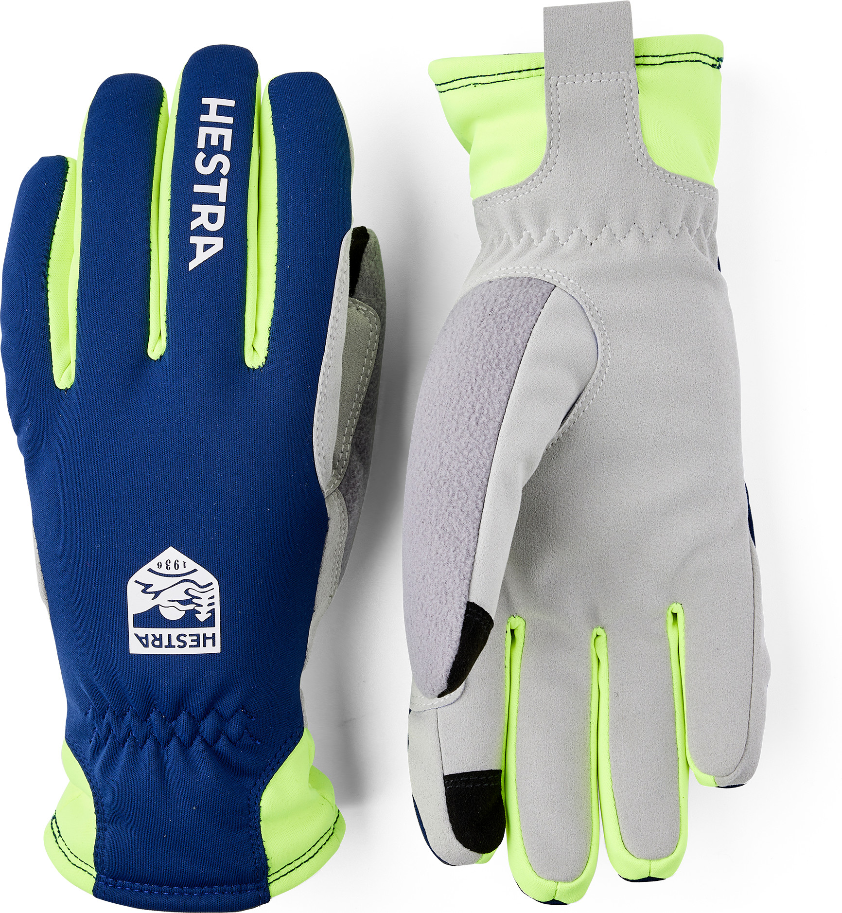Hestra Women's XC Primaloft 5-Finger Navy/Light Grey