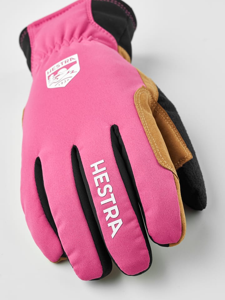 Hestra Women´S Xc Primaloft - 5 Finger Cerise/tan Hestra