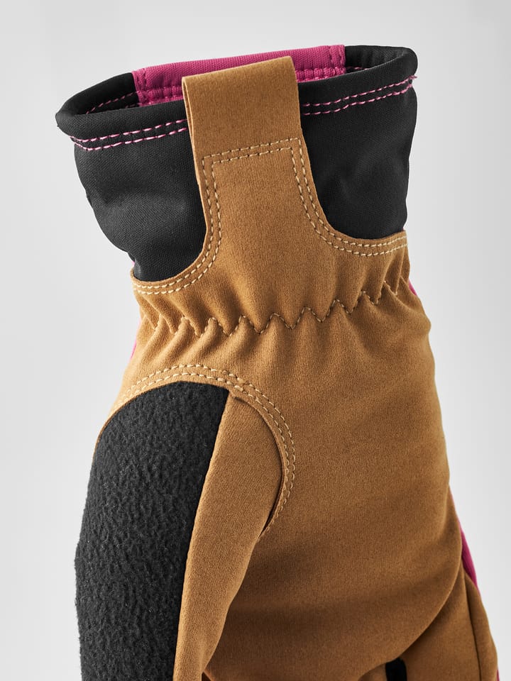 Hestra Women´S Xc Primaloft - 5 Finger Cerise/tan Hestra