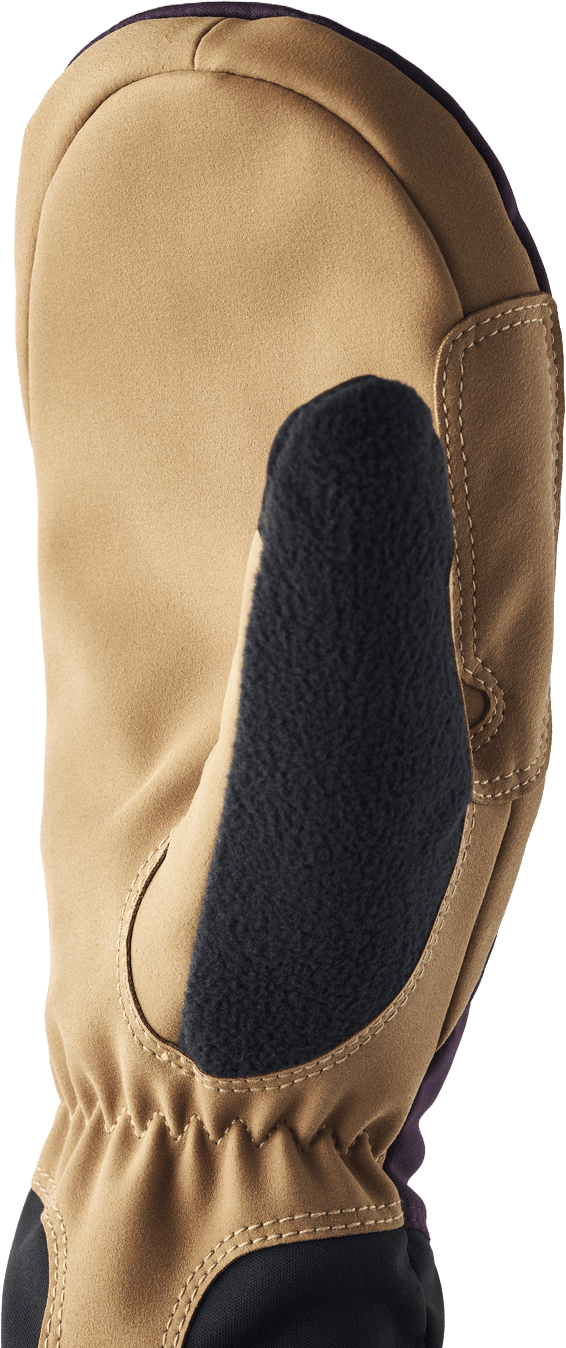 Hestra Women's XC Primaloft Mitt Plum/tan Hestra