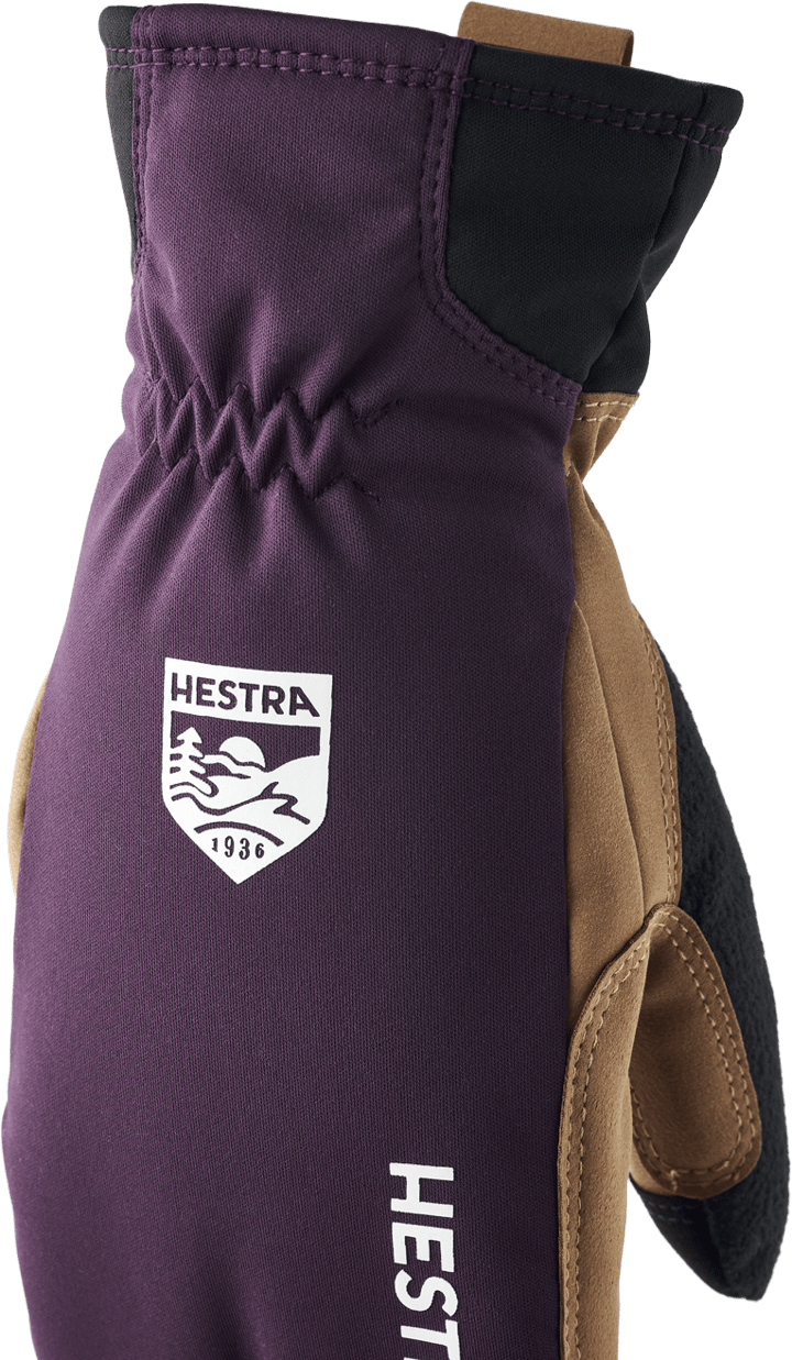 Hestra Women's XC Primaloft Mitt Plum/tan Hestra