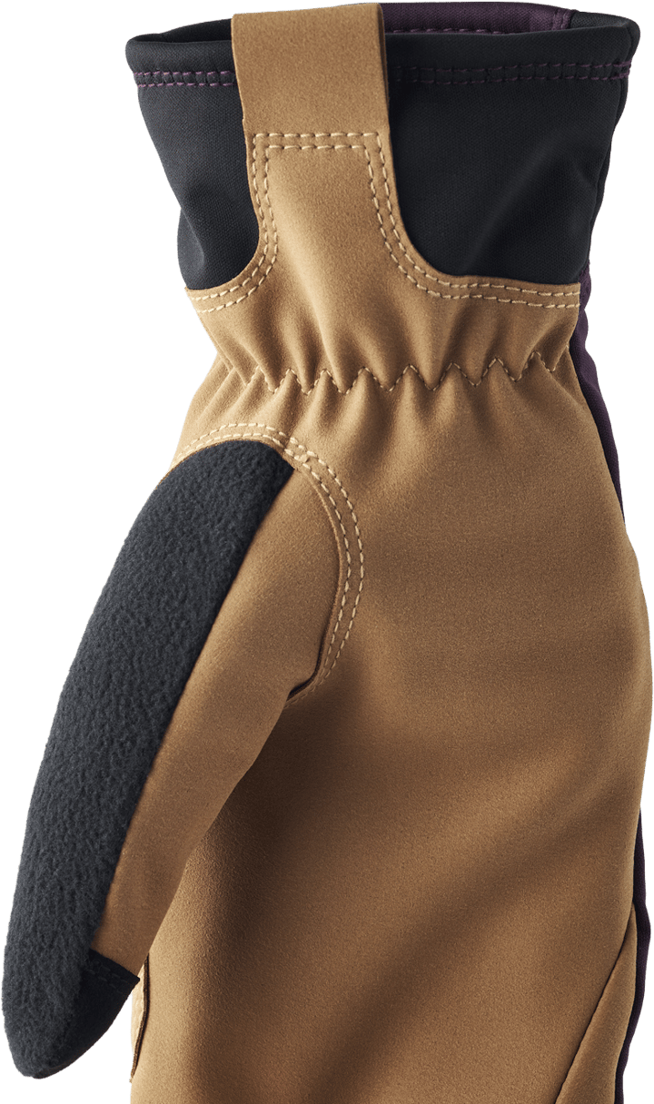 Hestra Women's XC Primaloft Mitt Plum/tan Hestra