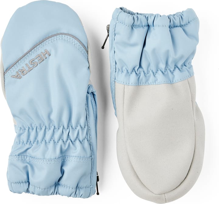 Hestra Baby's Zip Light Mitt Light Blue Hestra