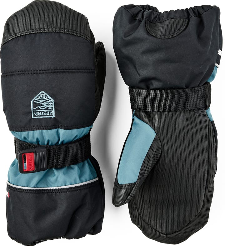 Hestra Kids' CZone Mitt Black/Petrol Hestra