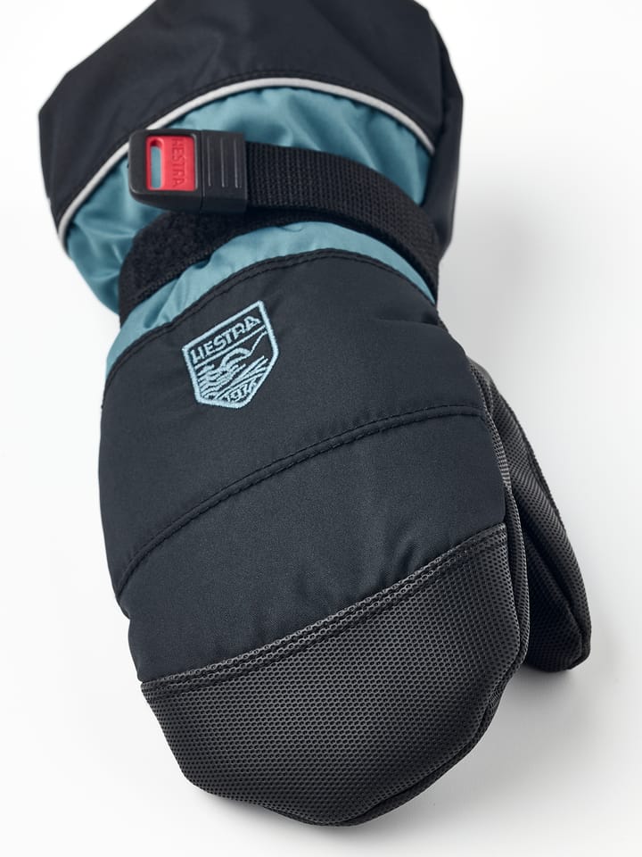 Hestra Kids' CZone Mitt Black/Petrol Hestra Hestra Kids' CZone Mitt Black/Petrol Hestra