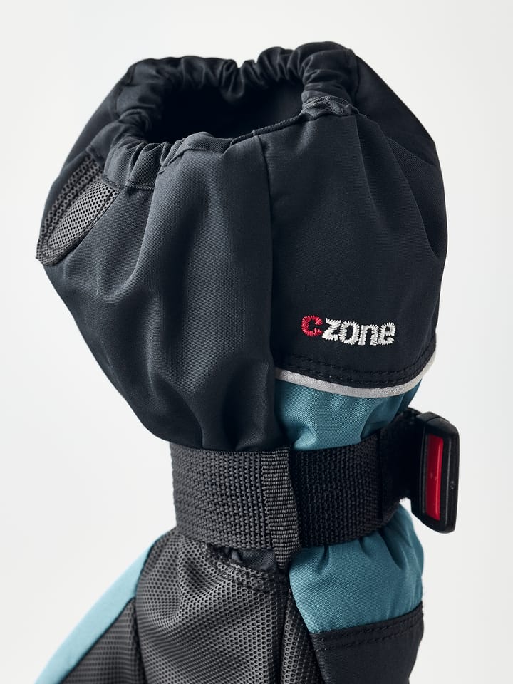 Hestra Kids' CZone Mitt Black/Petrol Hestra Hestra Kids' CZone Mitt Black/Petrol Hestra