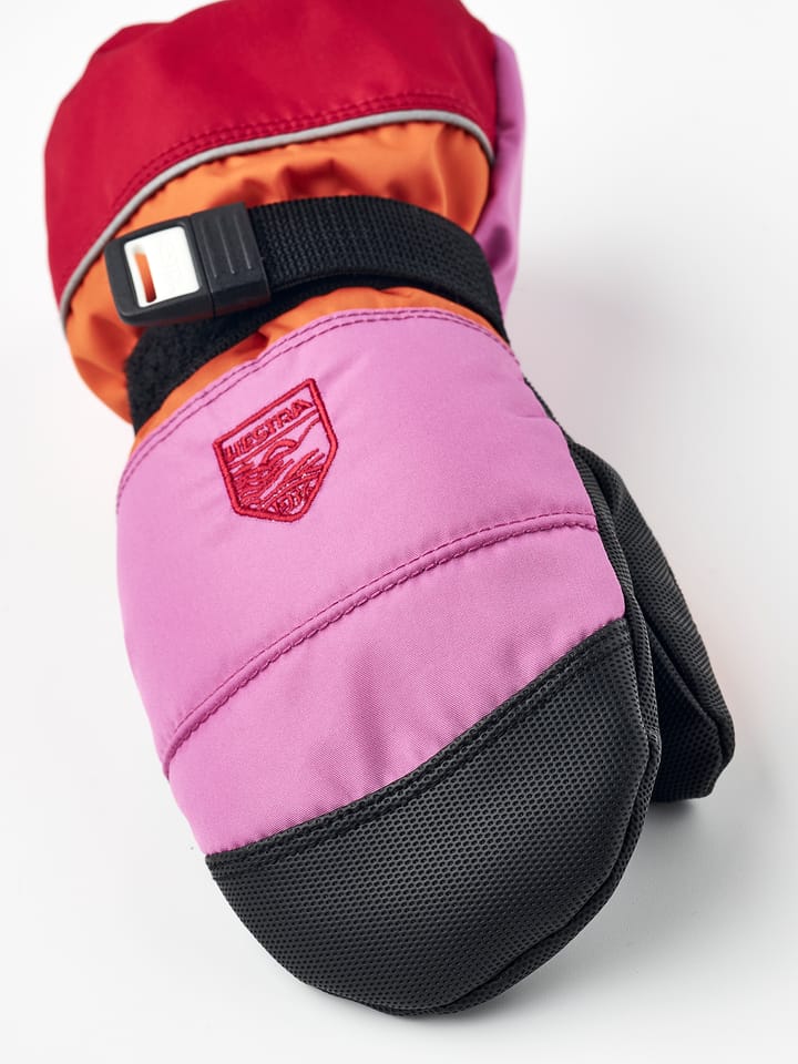 Hestra Kids' CZone Mitt Cerise/Light Orange Hestra