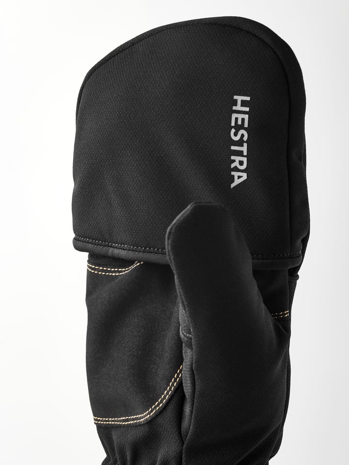 Hestra Windbreaker Pull Over Mitt Black Hestra