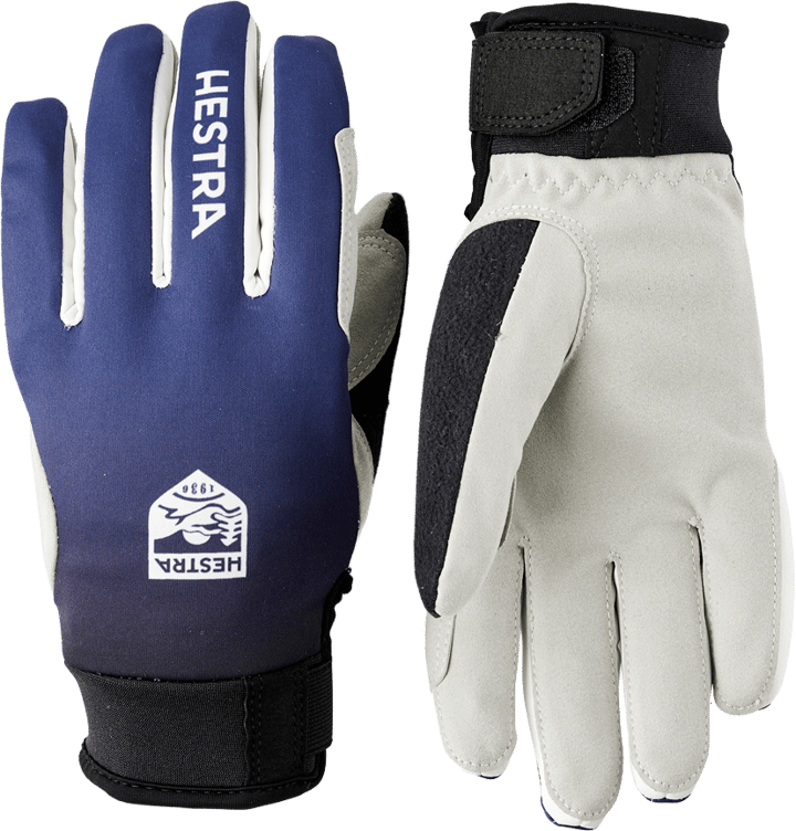 Hestra Xc Pace - 5 Finger Navy Print Hestra