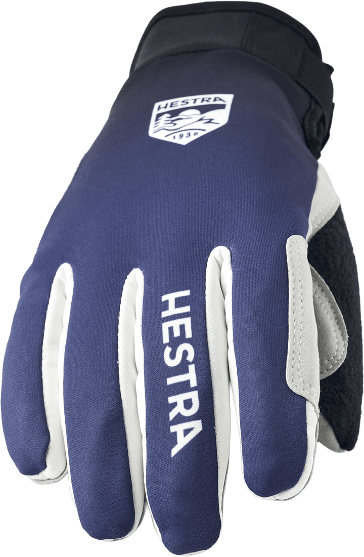 Hestra Xc Pace - 5 Finger Navy Print Hestra