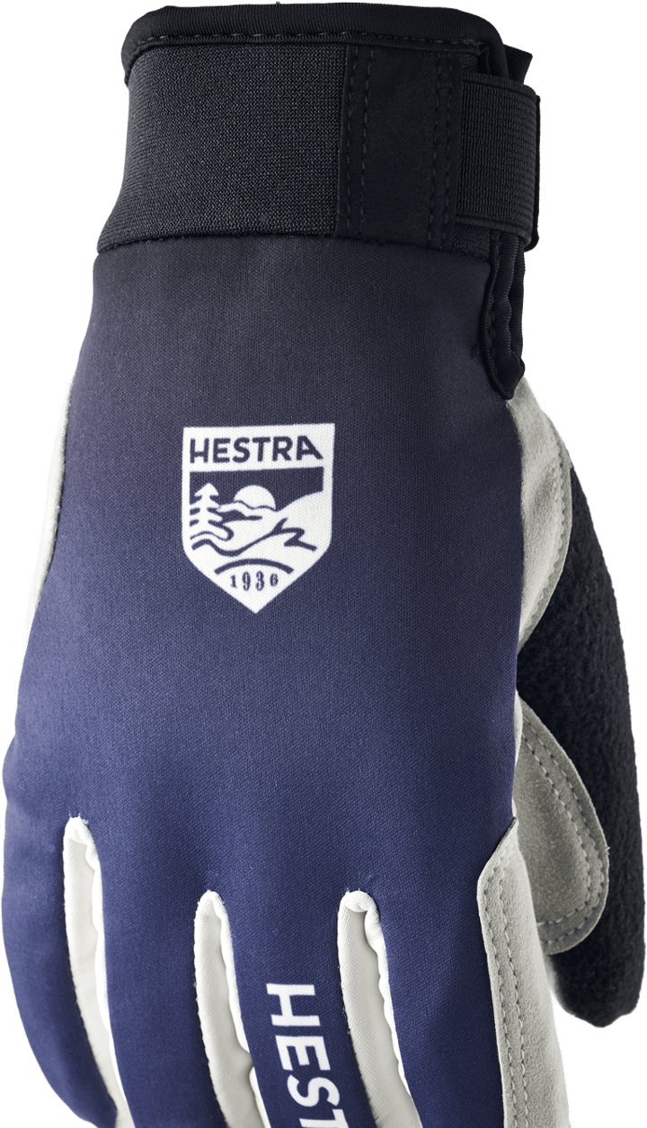 Hestra Xc Pace - 5 Finger Navy Print Hestra