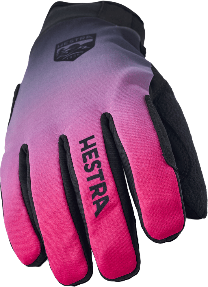 Hestra Xc Pace - 5 Finger Fuchsia Print Hestra