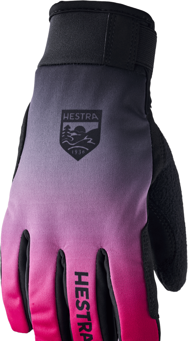 Hestra Xc Pace - 5 Finger Fuchsia Print Hestra