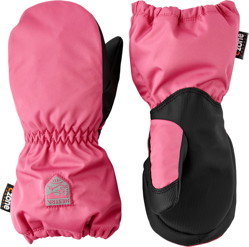 Hestra Kids Czone Contact Shell - Mitt Fuchsia