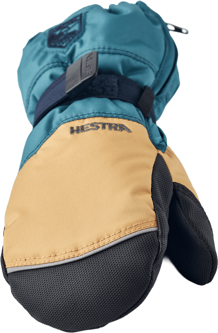 Hestra Baby´s Baby Zip - Mitt Sand/petrol Hestra