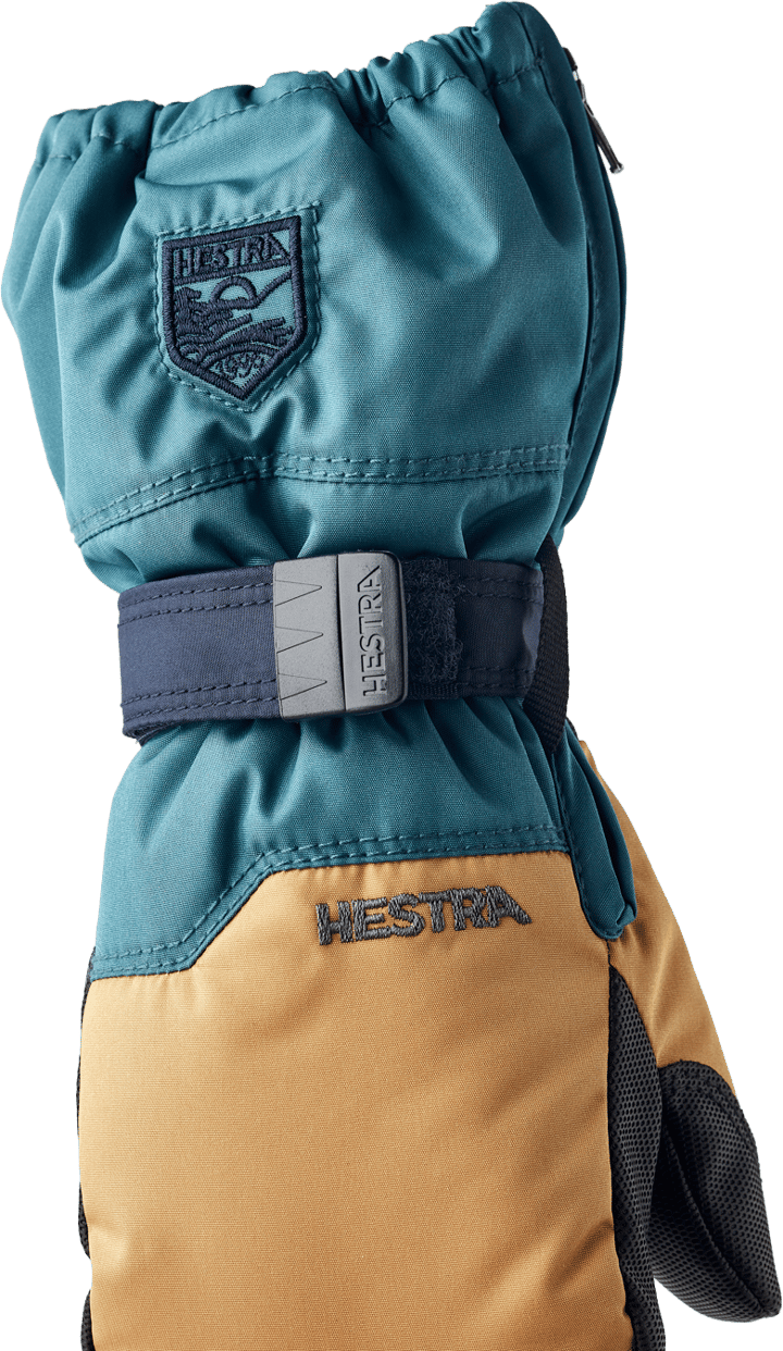 Hestra Baby´s Baby Zip - Mitt Sand/petrol Hestra