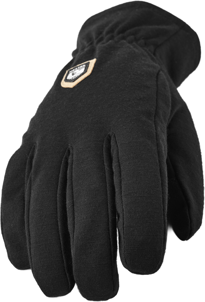 Hestra Windwool Merino Liner - 5 Finger Black Hestra
