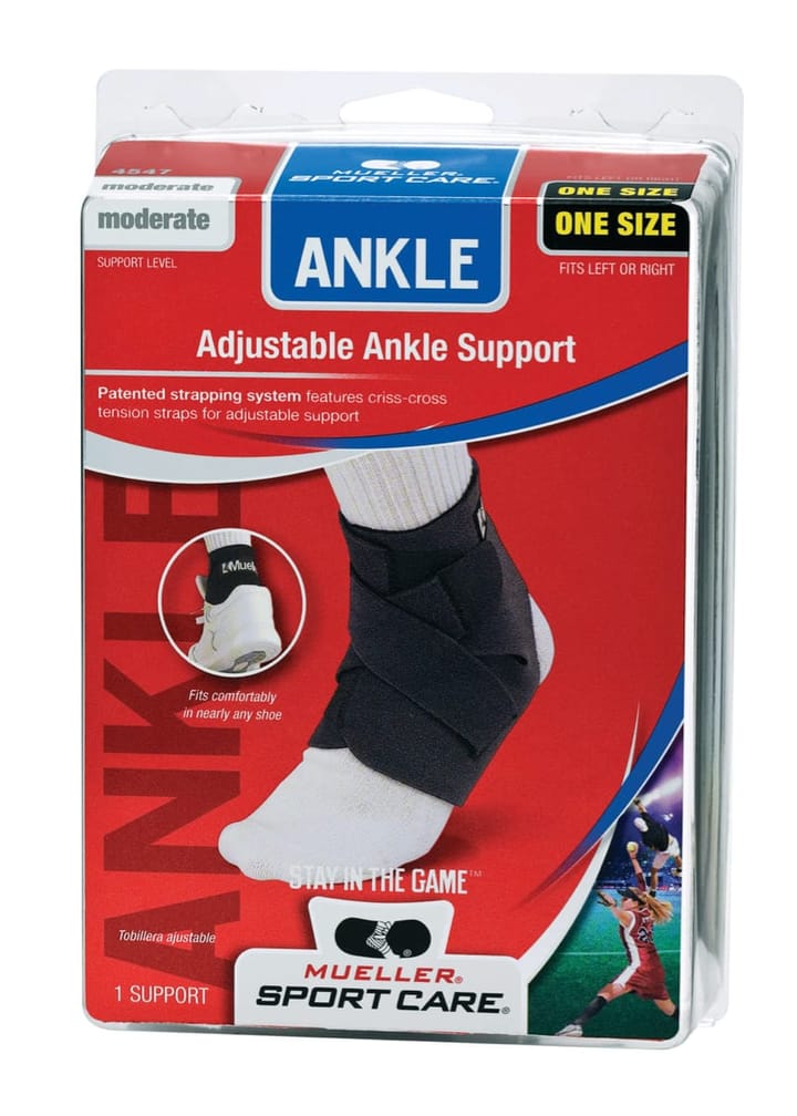 Mueller Adjustable Ankle Support Black Mueller