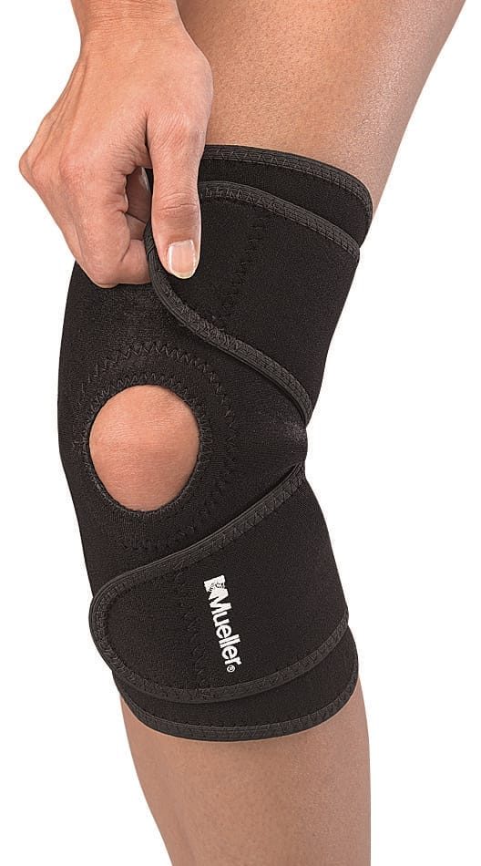 Mueller Knee Support Open Patella Black Mueller