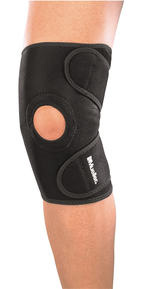 Mueller Knee Support Open Patella Black Mueller