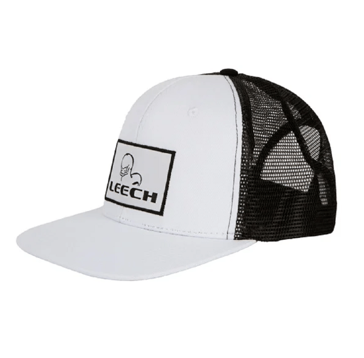 Leech Leech Flat Cap Mesh Black/White Med Leech Logo Black/white Leech Leech Leech Flat Cap Mesh Black/White Med Leech Logo Black/white Leech