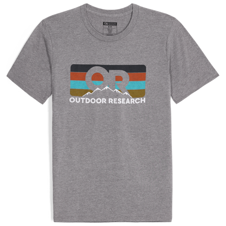 Outdoor Research Unisex OR Advocate Stripe T-Shirt Pebble Outdoor Research
