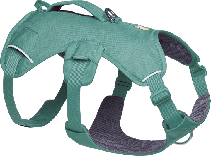 Ruffwear Web Master Dog Harness with Handle River Rock Green Ruffwear