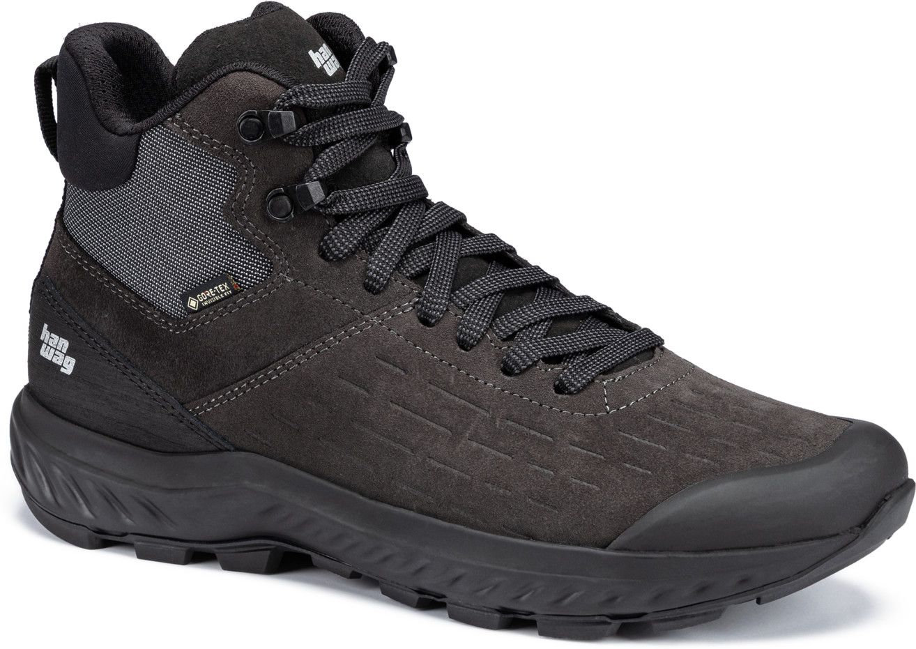 Hanwag Men's Kaduro Mid Gore-Tex Anthracite/black