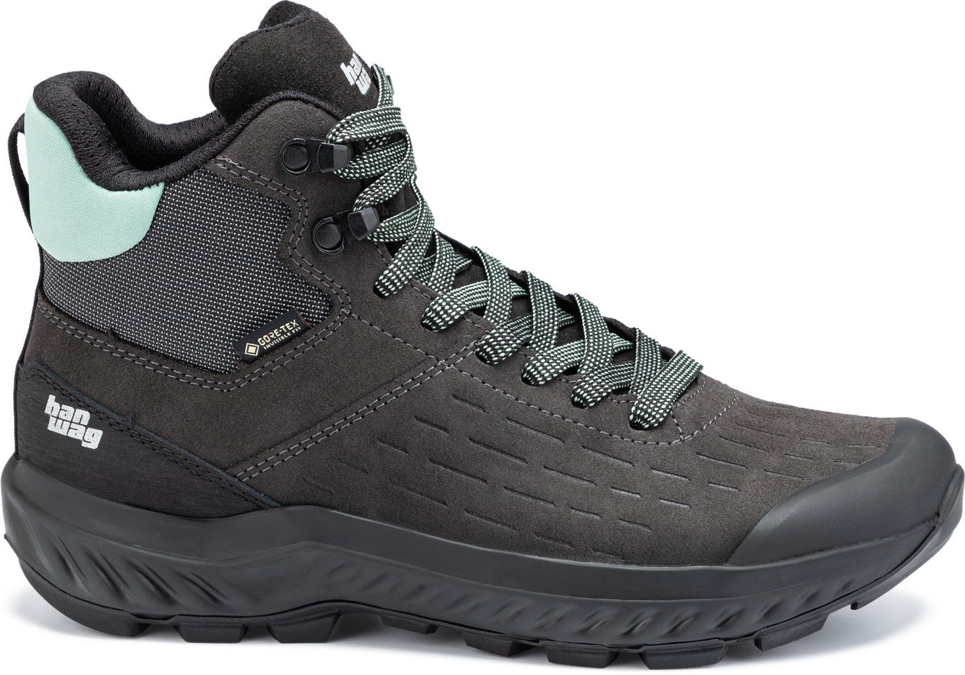 Hanwag Women's Kaduro Mid Lady Gore-Tex Asphalt-black