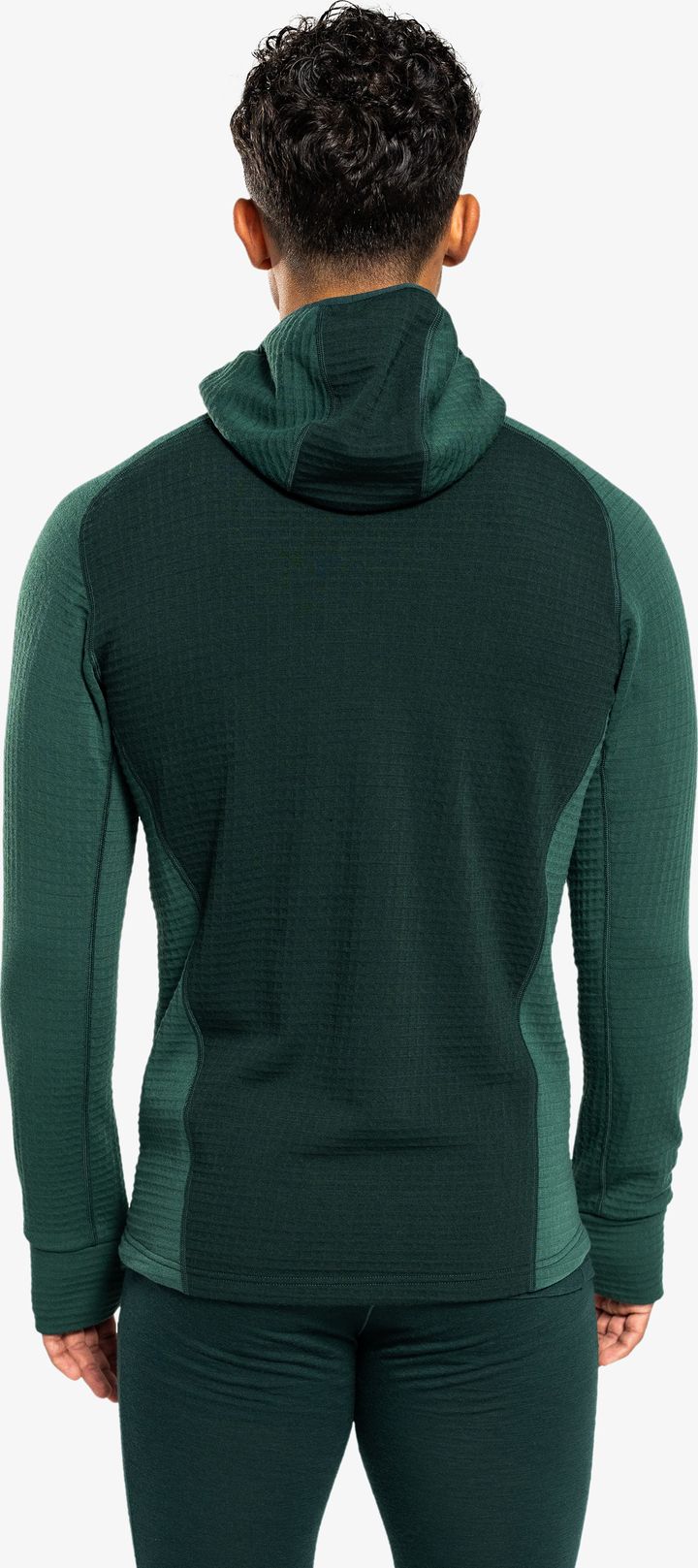 Ulvang Men's Peak Field Hooded Full Zip Midlayer Trekking Green/Beetle Green Ulvang