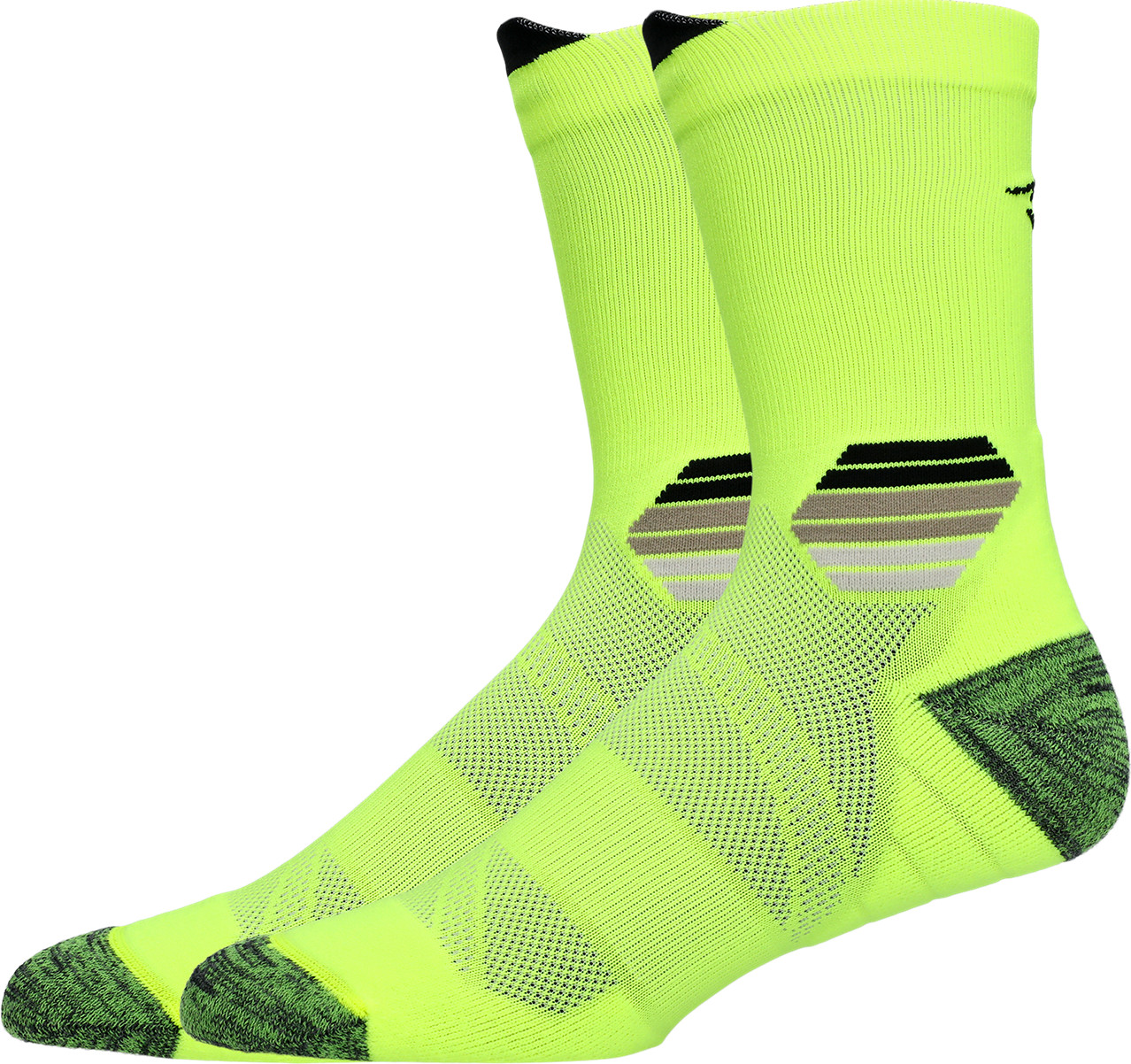 Asics Fujitrail Run Crew Sock Safety Yellow/Performance Black Träningsstrumpor 47-49