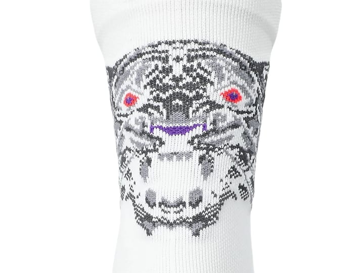 Asics Performance Run Sock Crew Brilliant White/flash Red/edo Purple Asics Asics Performance Run Sock Crew Brilliant White/flash Red/edo Purple Asics