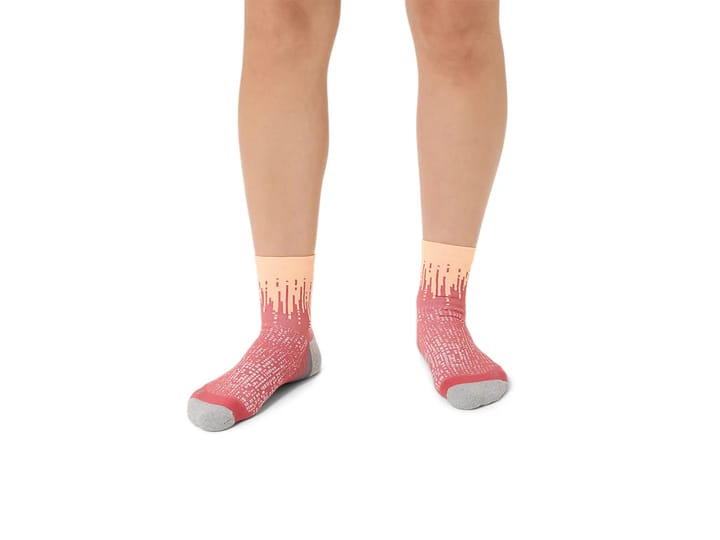 Asics Performance Run Sock Quarter Orange Glow/dark Pink Clay Asics