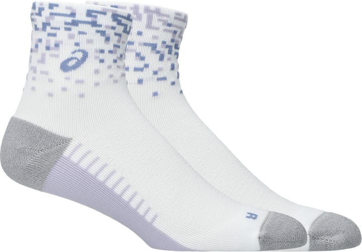 Asics Performance Run Sock Quarter Brilliant White/Lilac Hint/Bluebell Asics