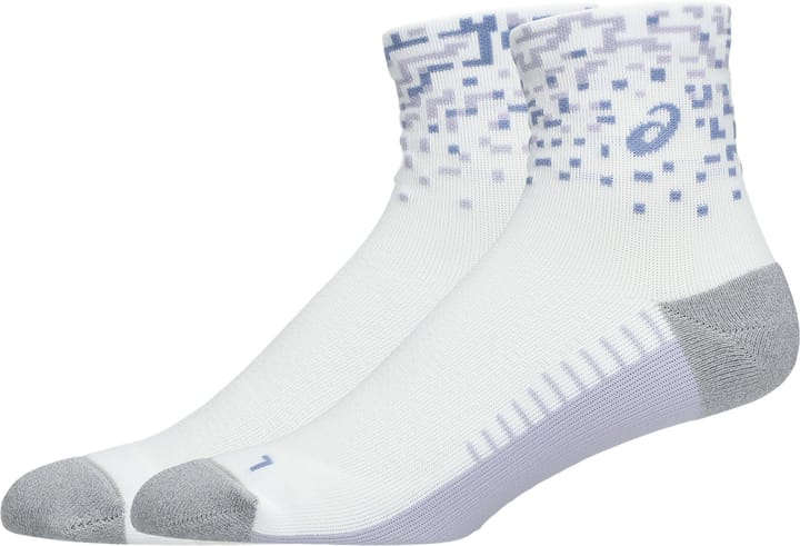 Asics Performance Run Sock Quarter Brilliant White/Lilac Hint/Bluebell Asics